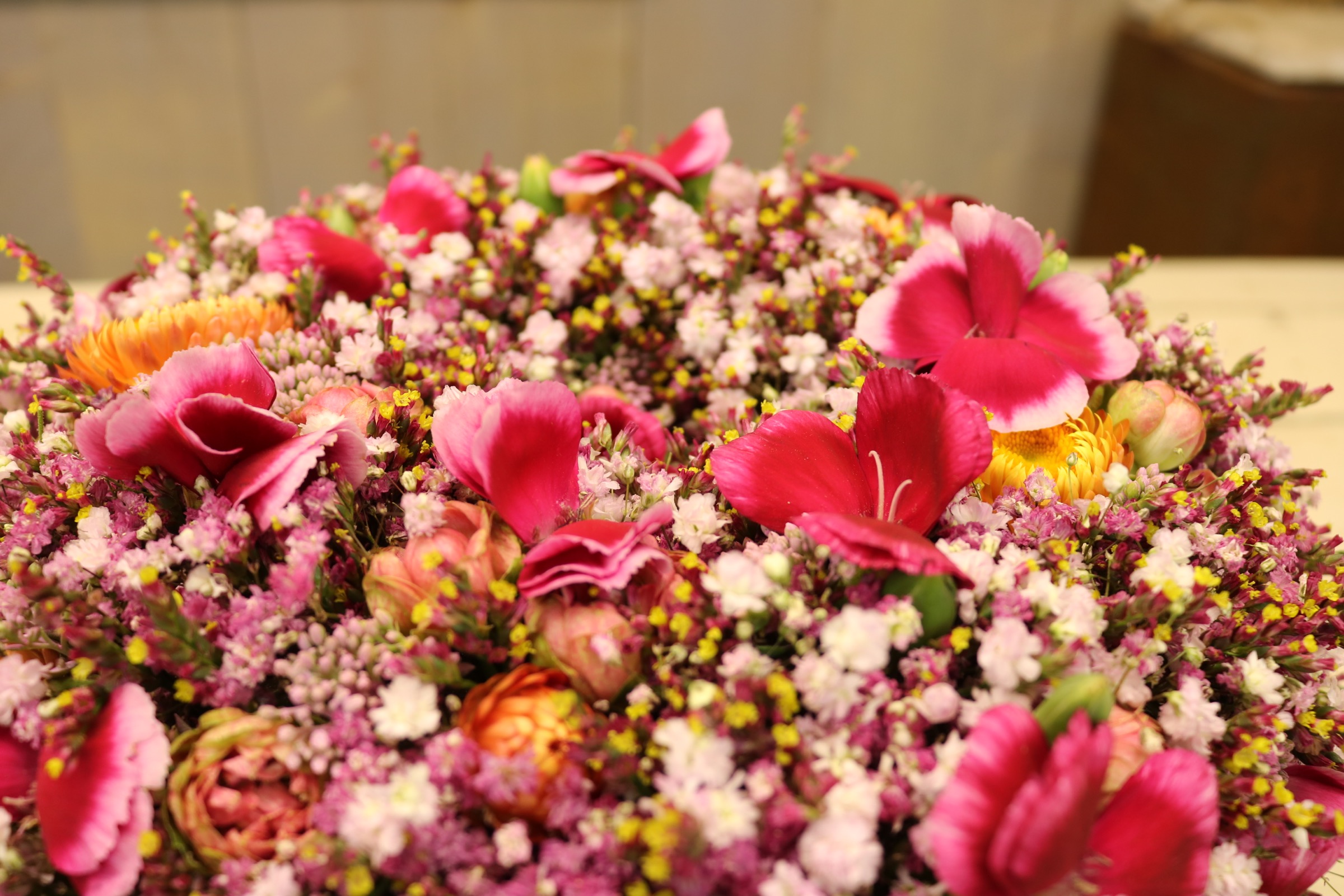 summer flower cake