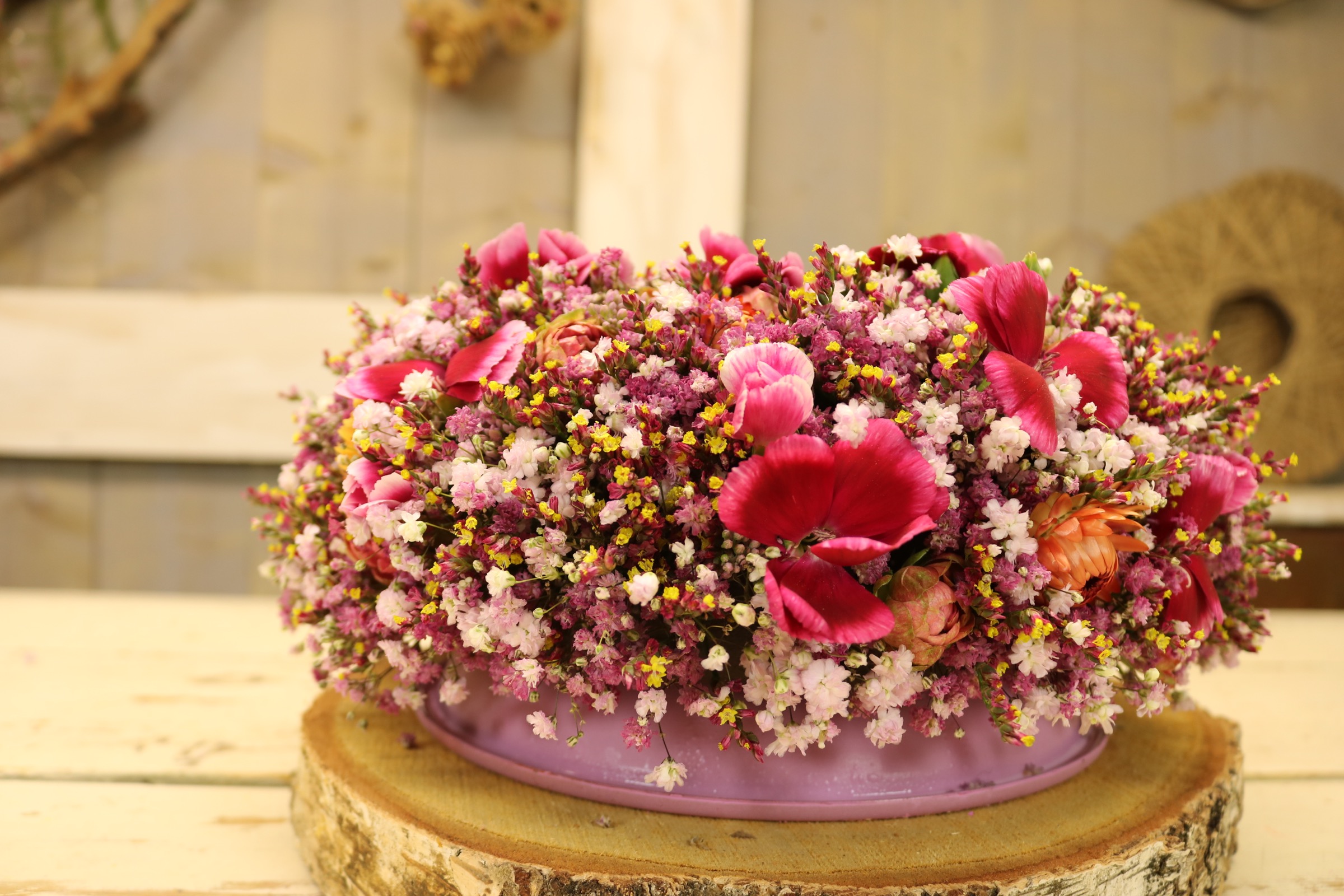 summer flower cake